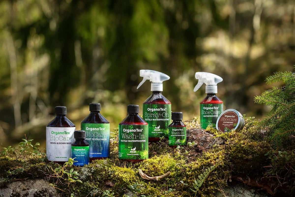 OrganoTex - biodegradable and fluorocarbon free water-repellent and ecological care products