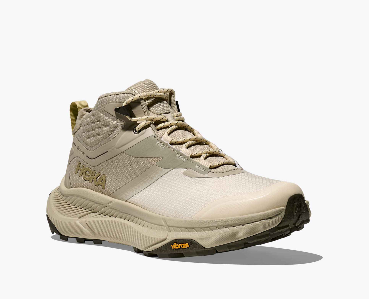 HOKA W's Transport Hike GTX Oyster mushroom vintage yellow Shoes
