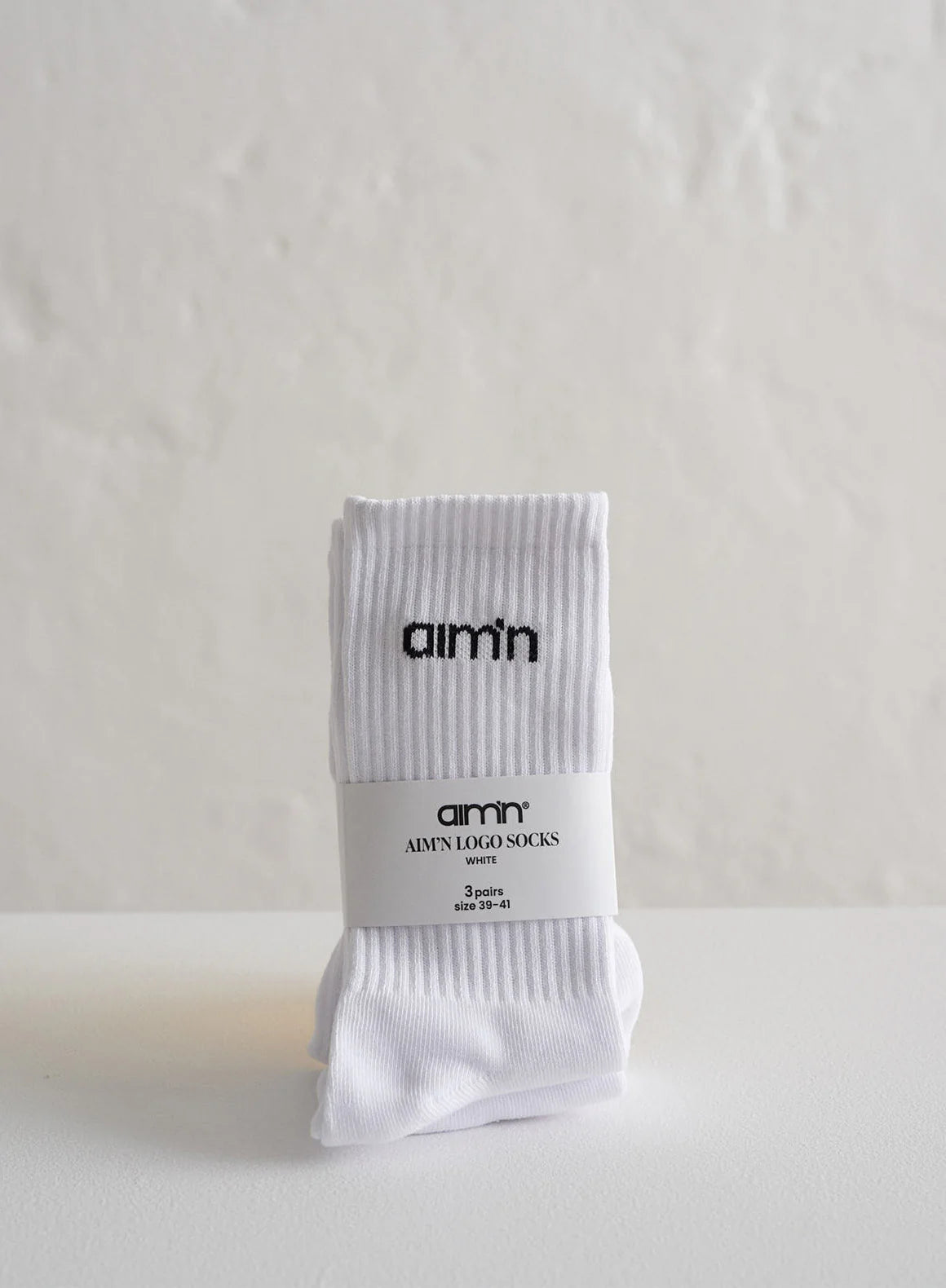 Aimn - Logo Socks 3-Pack - Weekendbee - sustainable sportswear