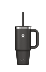 24 OZ (710 ml) TRAVEL TUMBLER - BPA free Stainless Steel Cutlery Hydro Flask Black