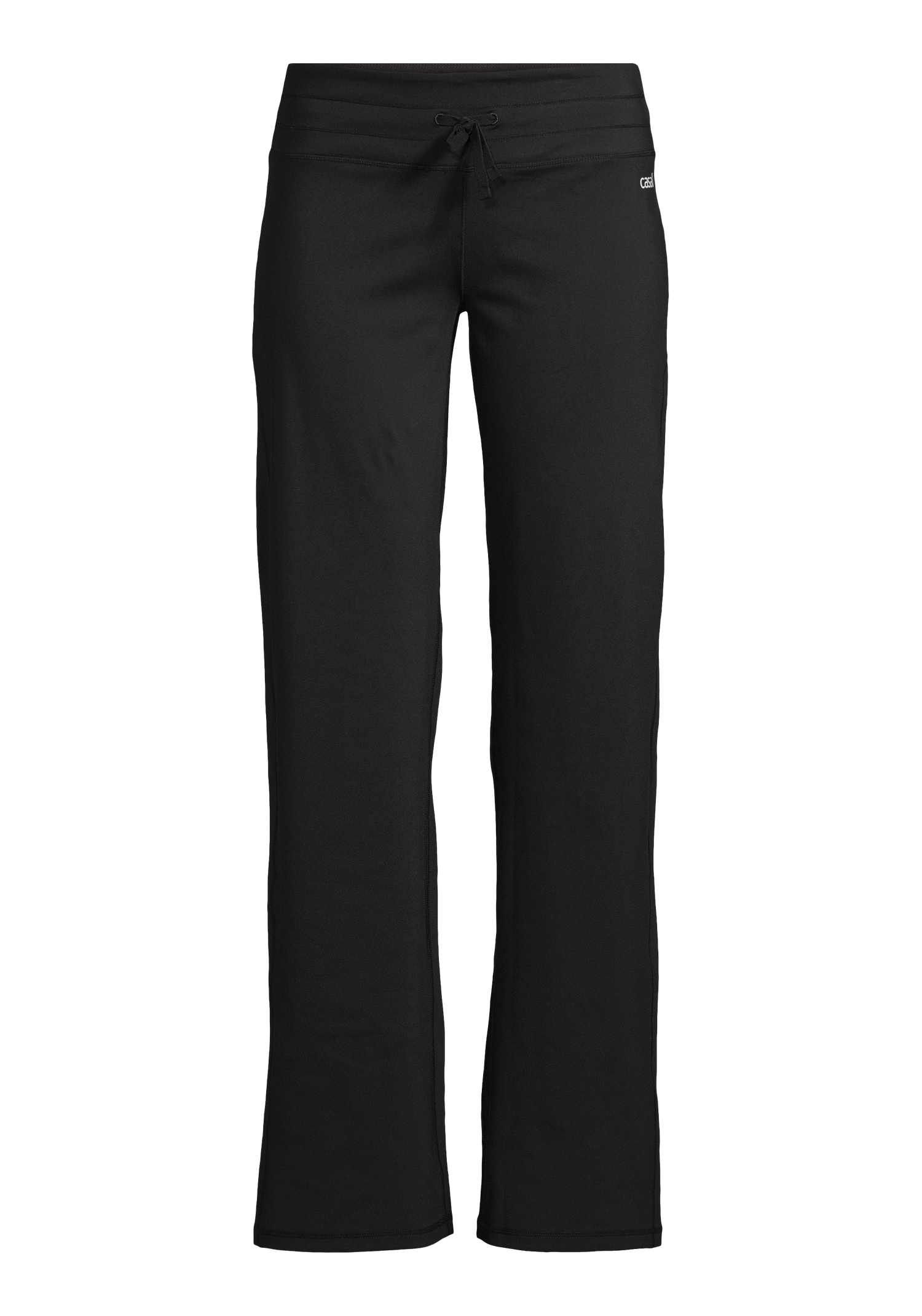 Casall Casall Jersey Straight Pant Black Black Pants
