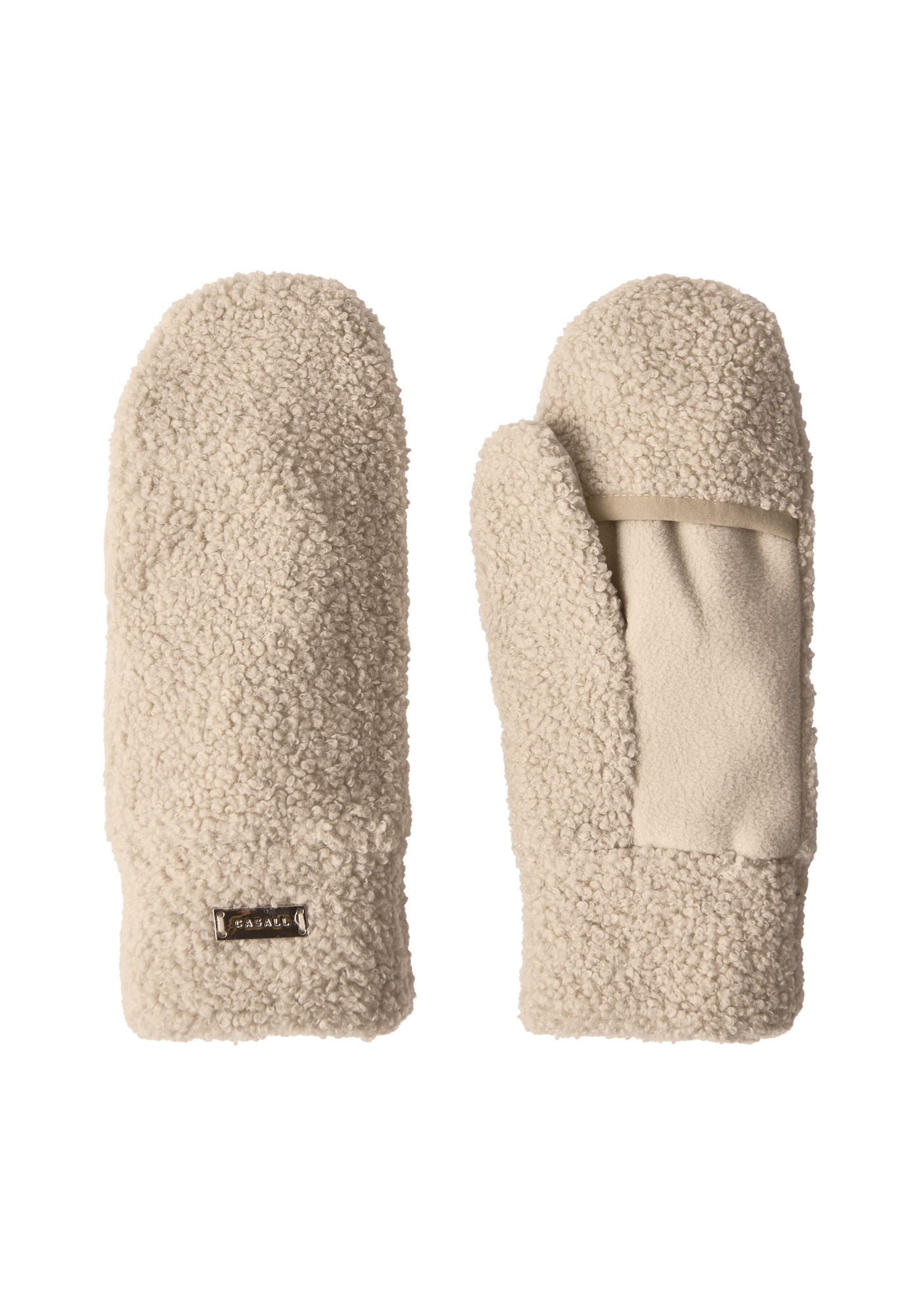 Casall Casall Sherpa Mittens Ecru