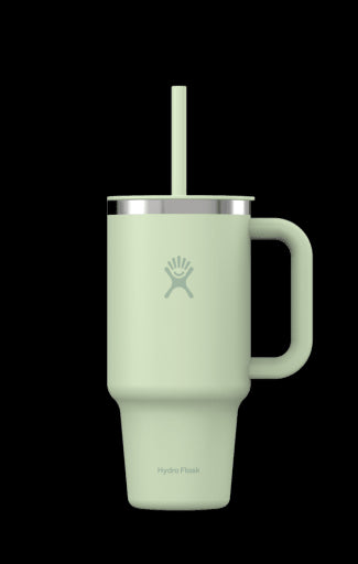 32 OZ TRAVEL TUMBLER - BPA free Stainless Steel Cutlery Hydro Flask Aloe