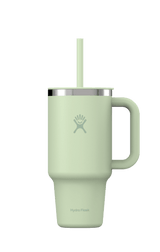 32 OZ TRAVEL TUMBLER - BPA free Stainless Steel Cutlery Hydro Flask Aloe