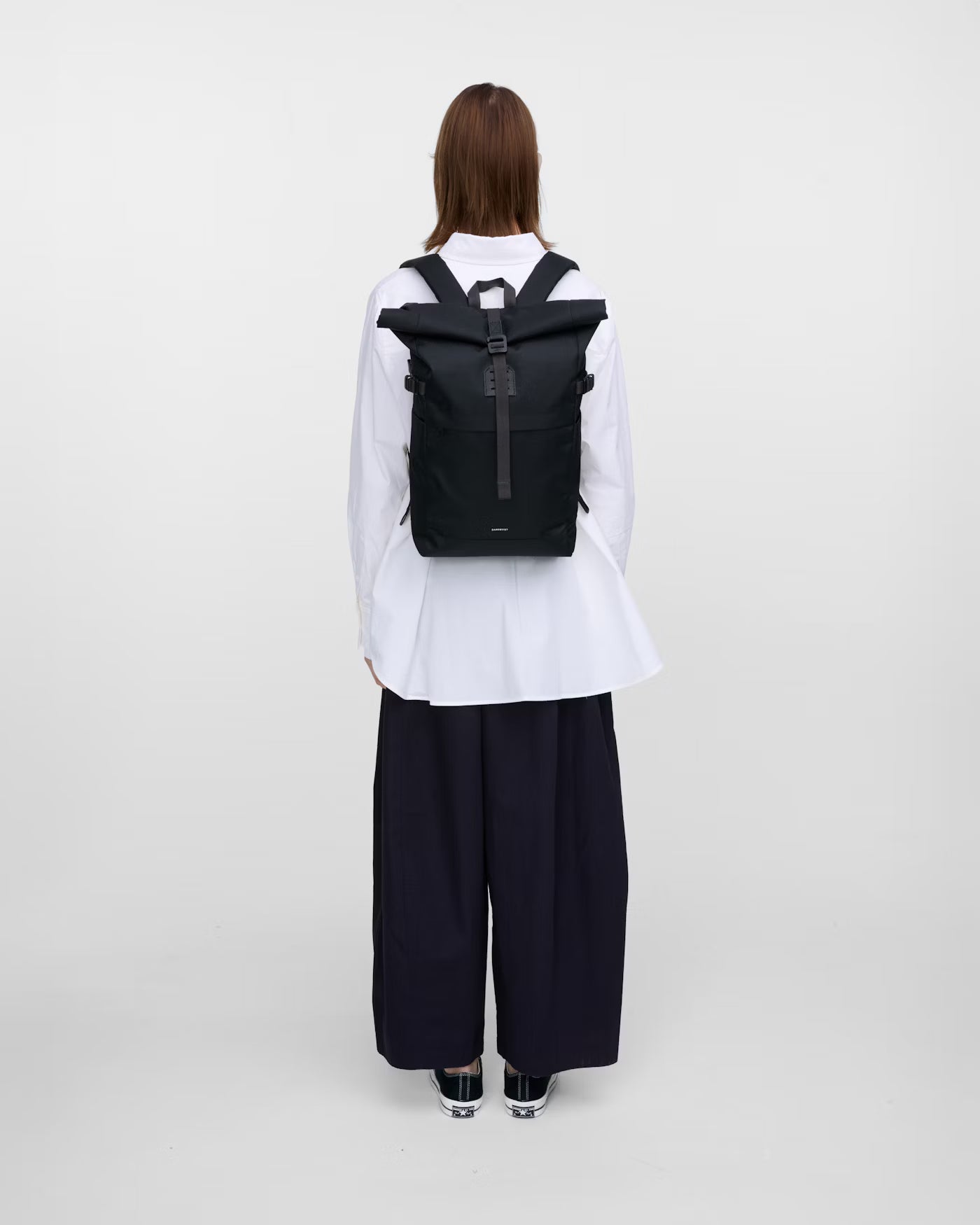 Sandqvist ICON Rolltop Backpack M Black Bags