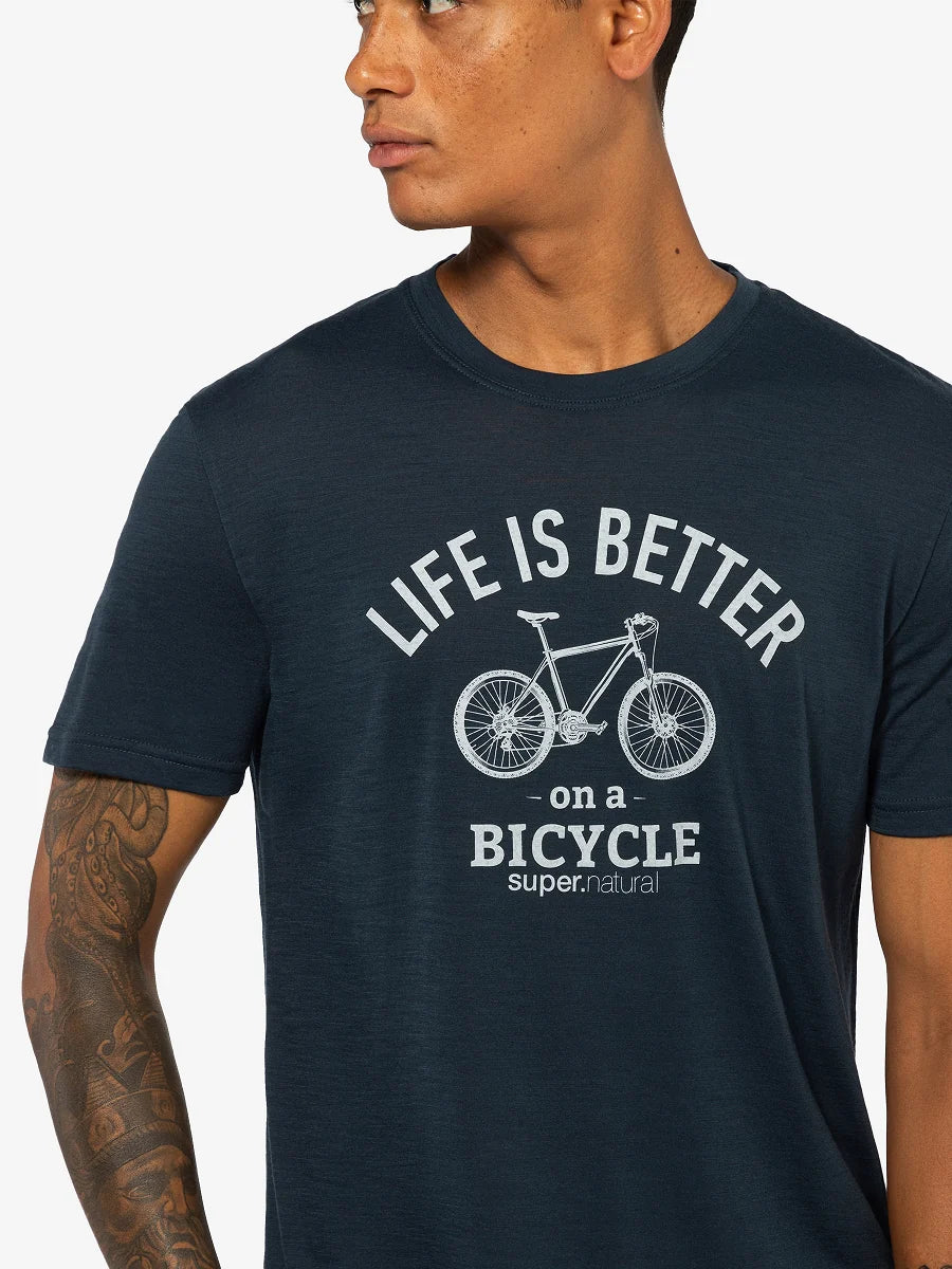 Supernatural - M's Better Bike Tee - Weekendbee - sustainable sportswear