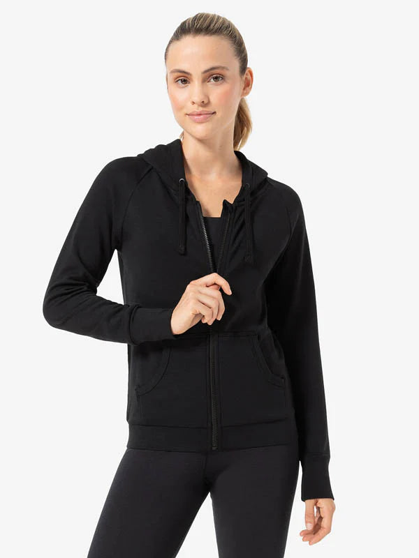 Supernatural W's Everyday Zip Hoodie Jet Black Sweaters