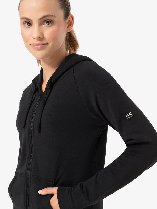 Supernatural W's Everyday Zip Hoodie Jet Black Sweaters