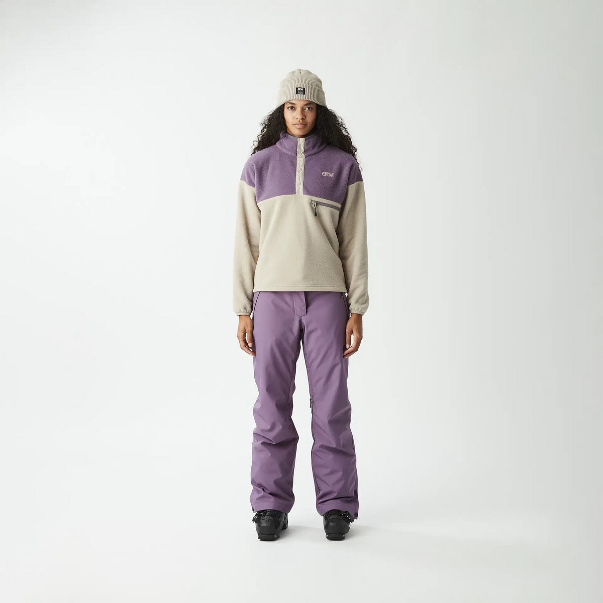 W's Arcca 1/4 Fleece Jacket Picture Organic Cashmere S