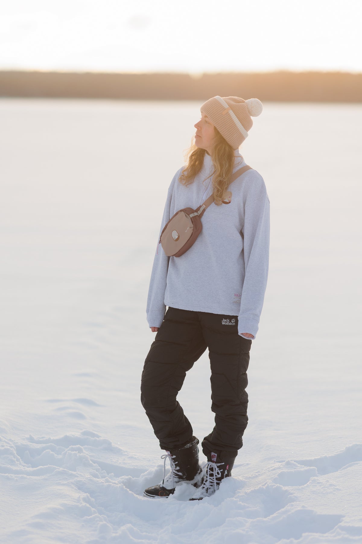 VAI-KØ Tunturiyö Hip Pack - 100% Recycled Polyester Sesame Mix Bags