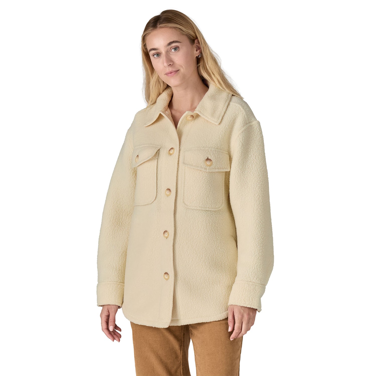 Patagonia W's Retro Pile Fleece Shacket Natural Jacket