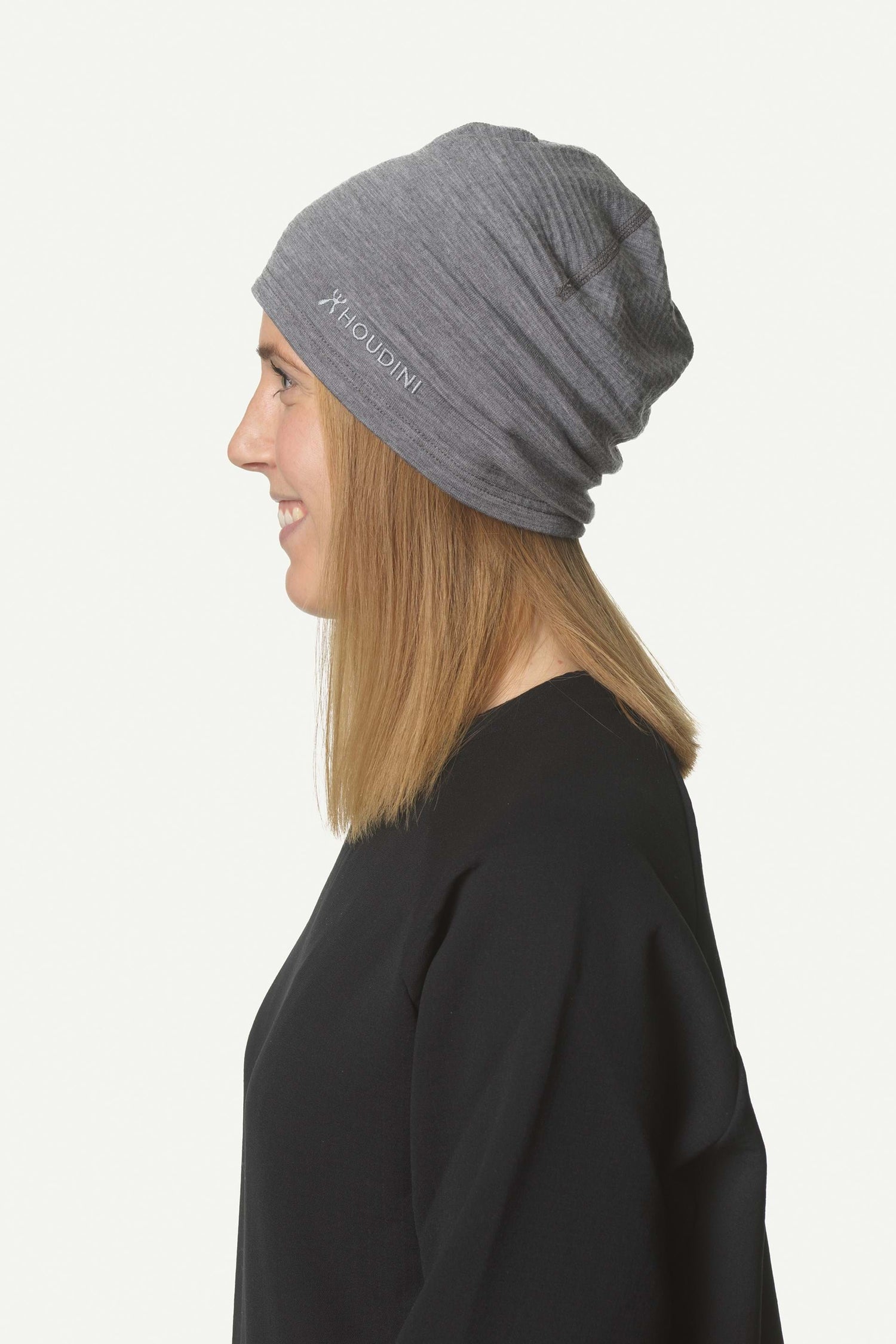 Houdini Desoli Thermal Hat - 100% Merino Wool Collage Grey Headwear
