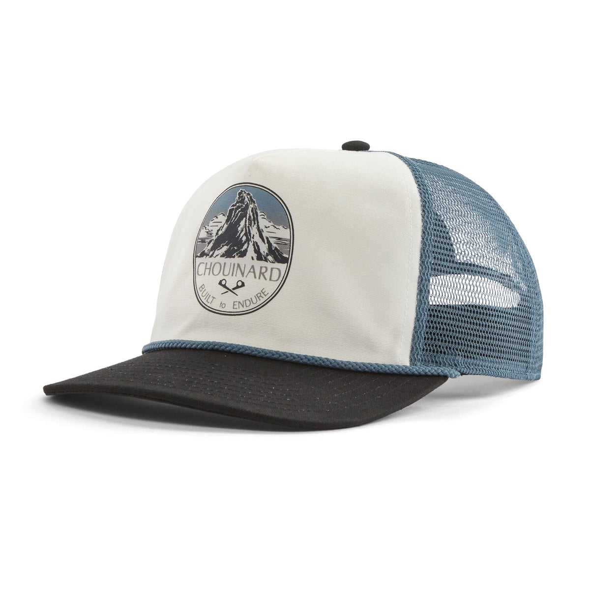 Airfarer Cap - Recycled Polyester Headwear Patagonia Chouinard Crest: Birch White