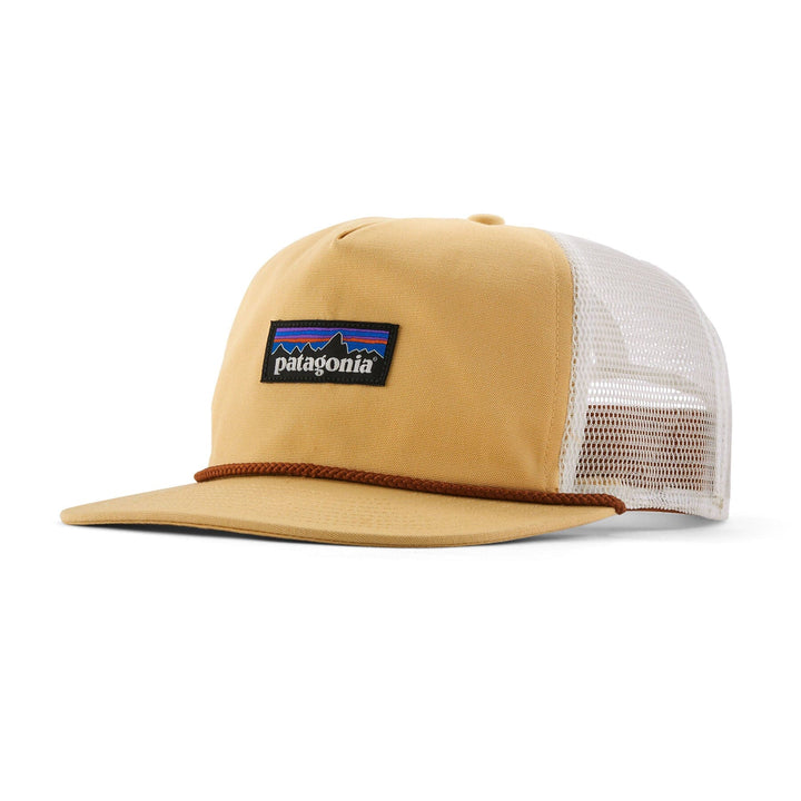 Airfarer Cap - Recycled Polyester Headwear Patagonia P-6 Label: Beeswax Tan