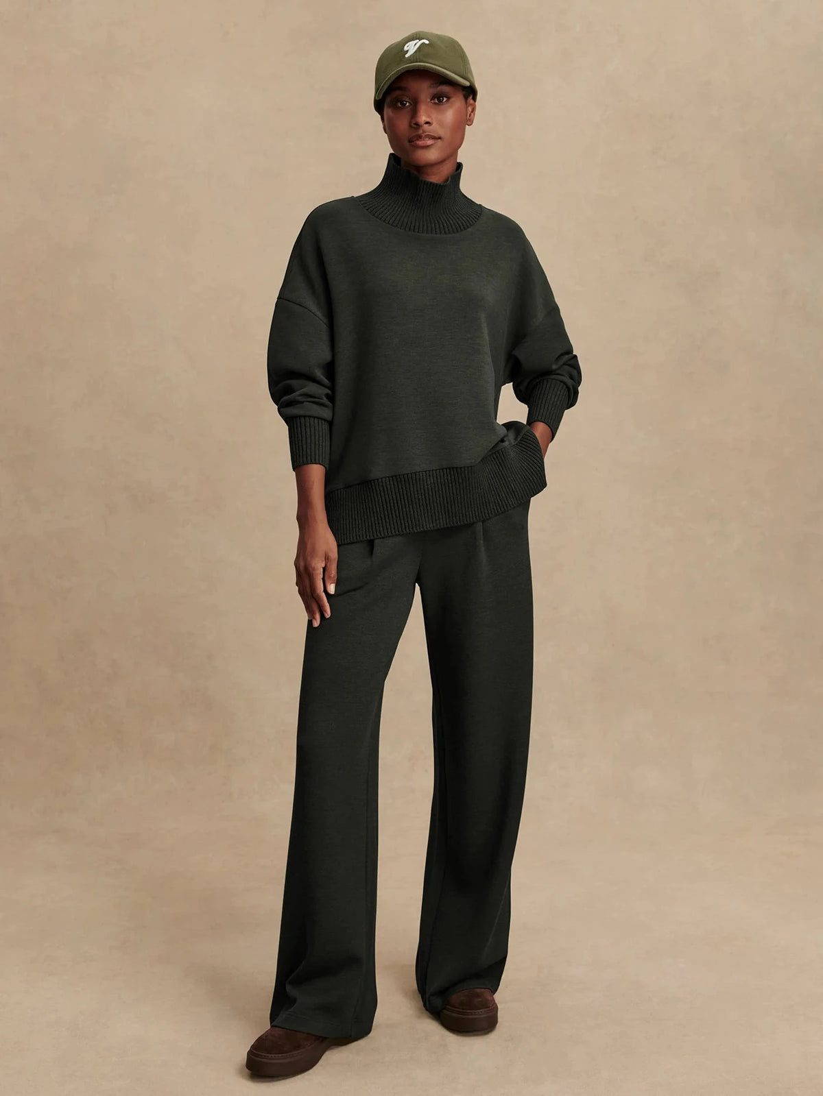 Barker High-Neck Sweat Shirt Varley