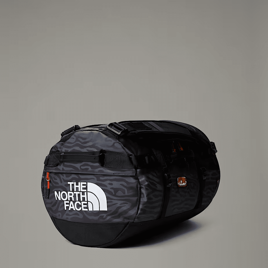 Base Camp Duffel S 50L - Recycled Polyester Bags The North Face TNF Black TNF Tiger Stripe Print