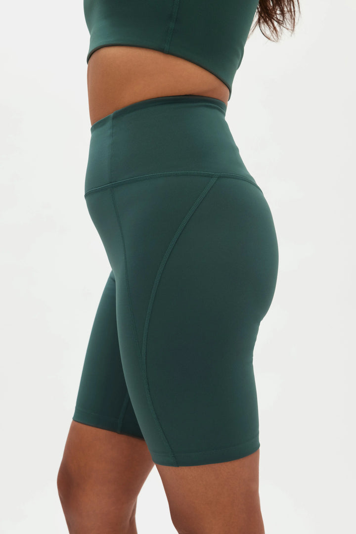 Girlfriend Collective Bike Shorts - Made from recycled plastic bottles Moss Pants