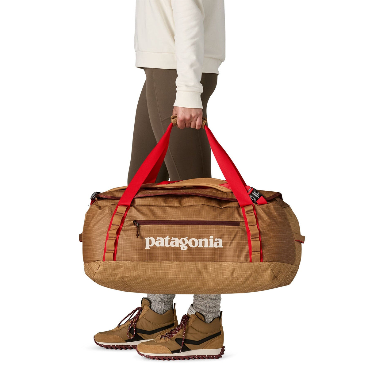 Patagonia Black Hole Duffel 55L - 100% postconsumer recycled polyester Talon Gold Bags