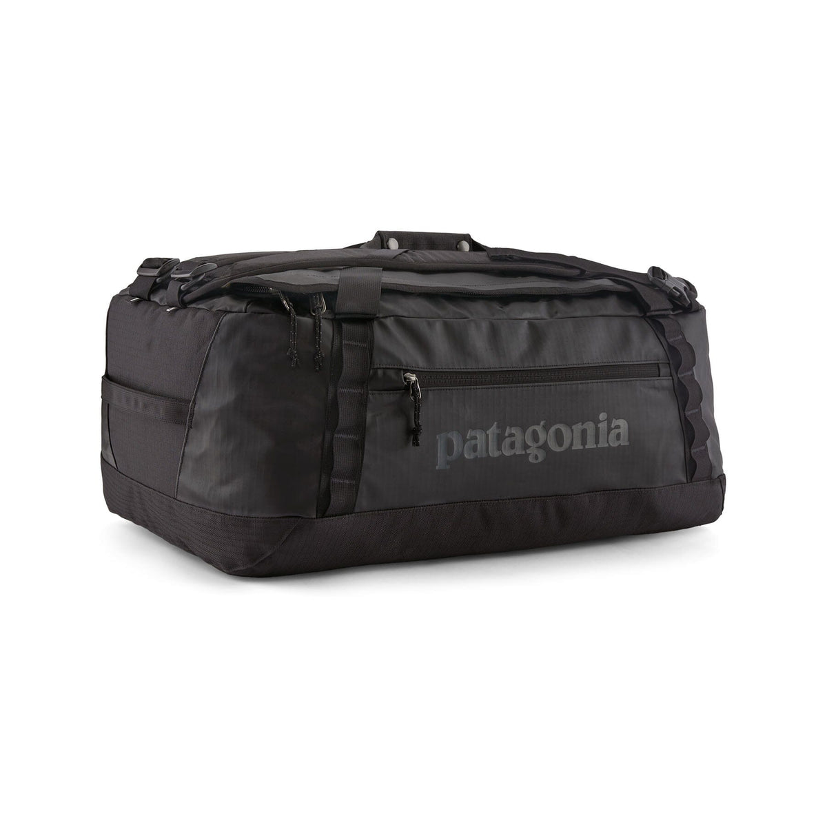 Patagonia Black Hole Duffel 55L - 100% postconsumer recycled polyester Black on Black Bags