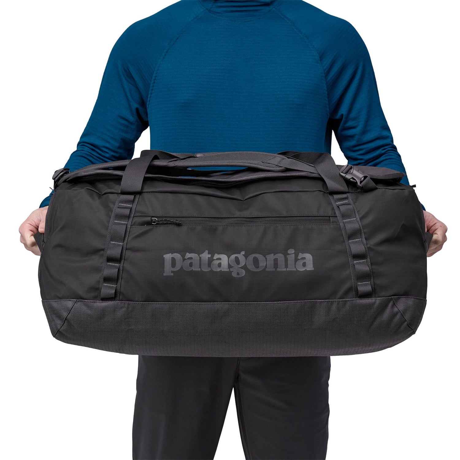 Patagonia Black Hole Duffel 70L - 100% postconsumer recycled polyester Black Bags