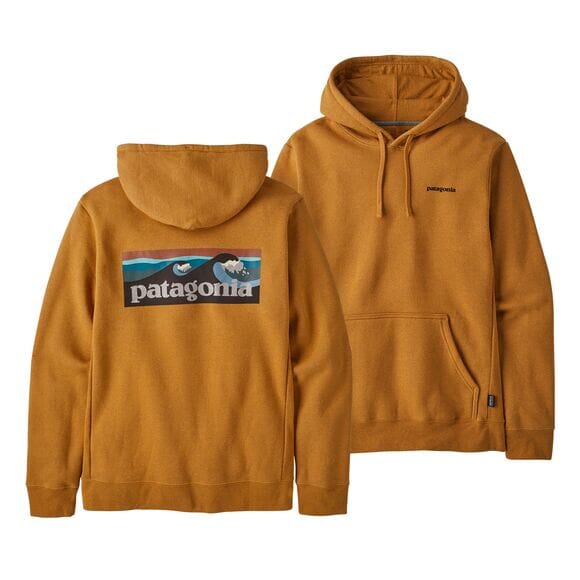 Boardshort Logo Uprisal Hoody - Recycled polyester & recycled cotton fleece Shirt Patagonia Dried Mango XS