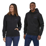 Boardshort Logo Uprisal Hoody - Recycled polyester & recycled cotton fleece Shirt Patagonia Ink Black XS