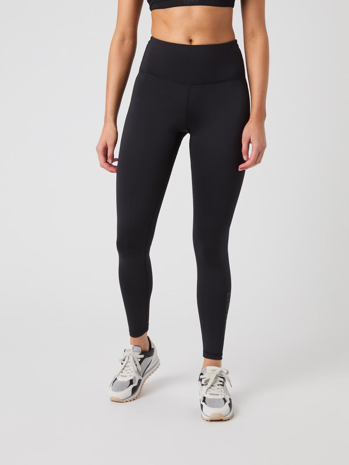 Borg Logo Tights Pants Björn Borg Black Beauty XS