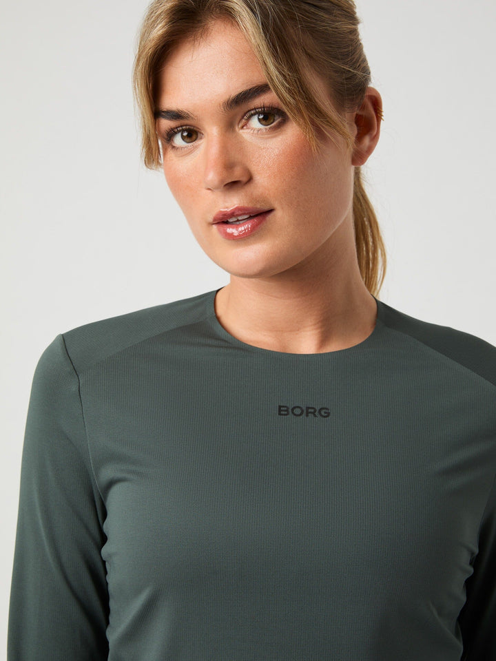 Borg Running Feather Long Sleeve T-Shirt Shirt Björn Borg
