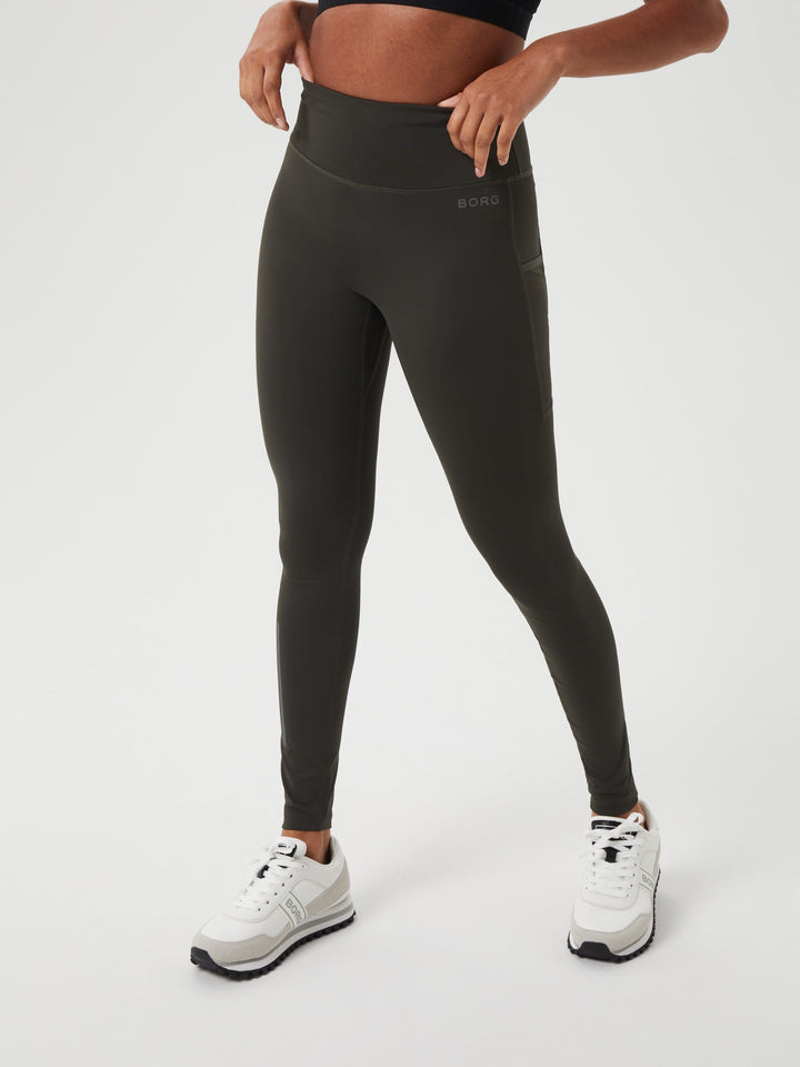 Borg Running Tights Pants Björn Borg Black Beauty XS