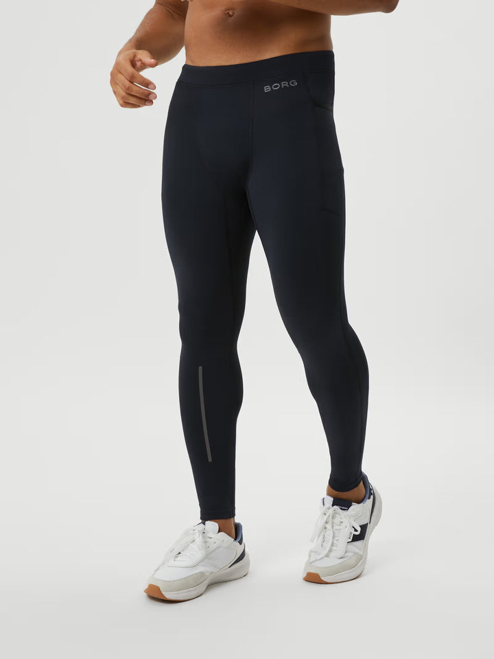Borg Running Tights Shirt Björn Borg Black Beauty S