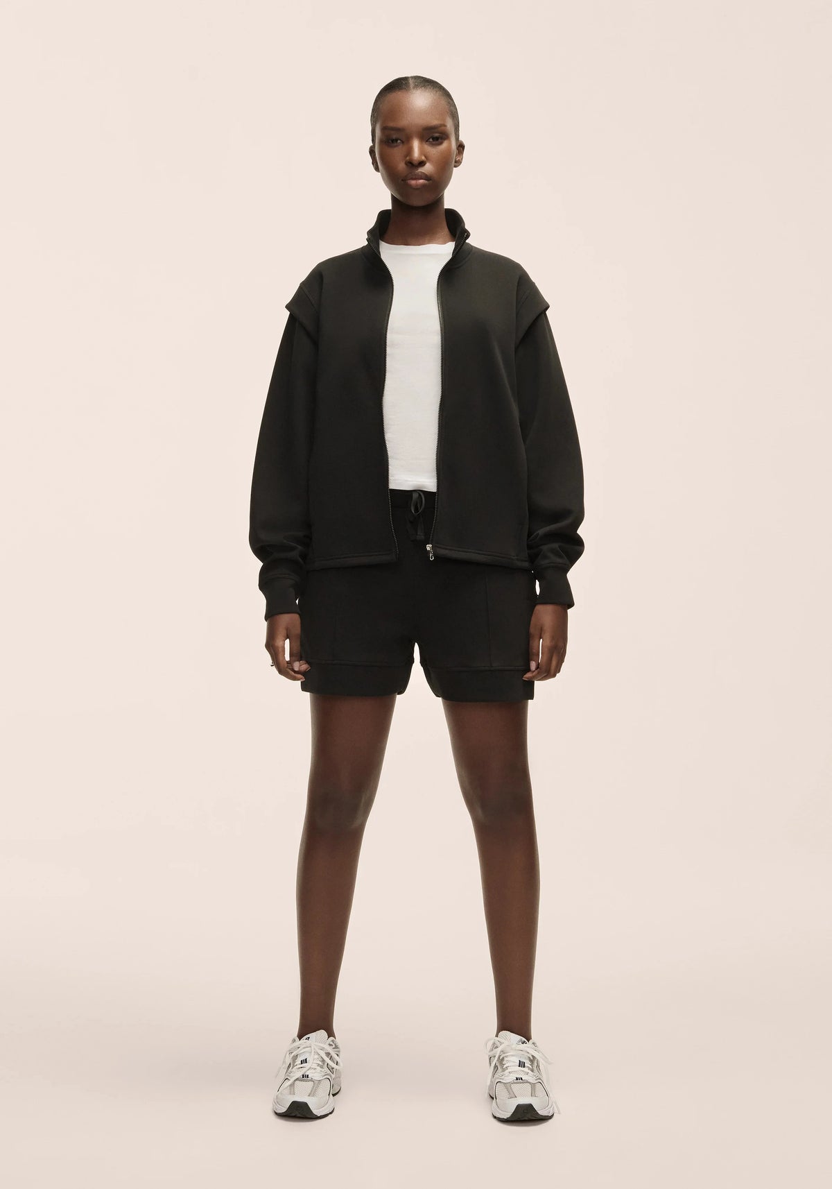 Casall Aria Full Zip Black Shirt Casall