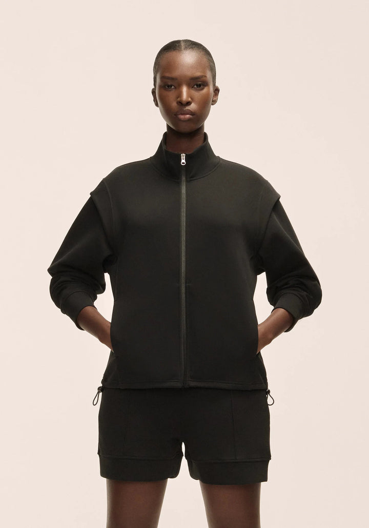 Casall Aria Full Zip Black Shirt Casall Black XS