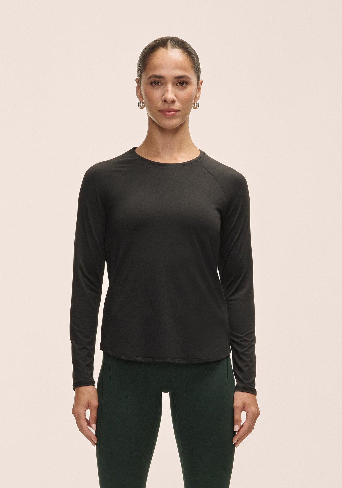 Casall Essential Long Sleeve Black Shirt Casall Black XS