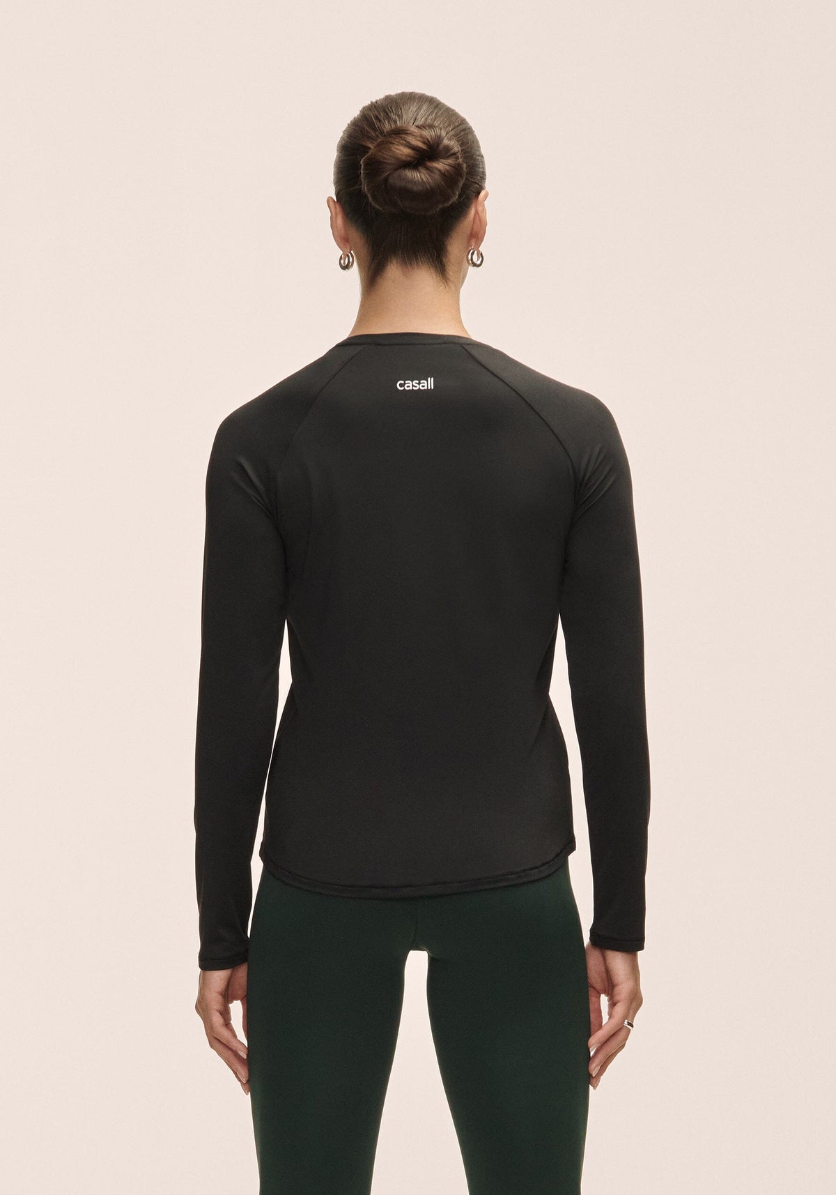 Casall Essential Long Sleeve Black Shirt Casall