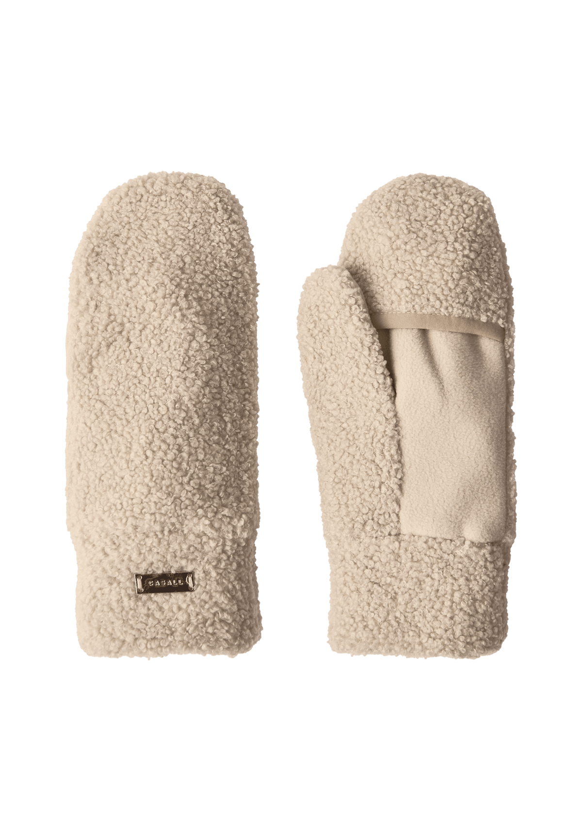 Casall Casall Sherpa Mittens Ecru