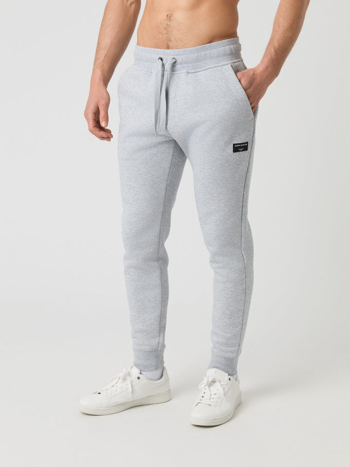 Centre Tapered Sweatpants Pants Björn Borg Light Grey Melange S