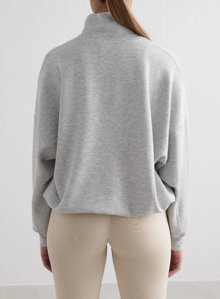 Comfy Modal Half Zip Sweaters Aimn