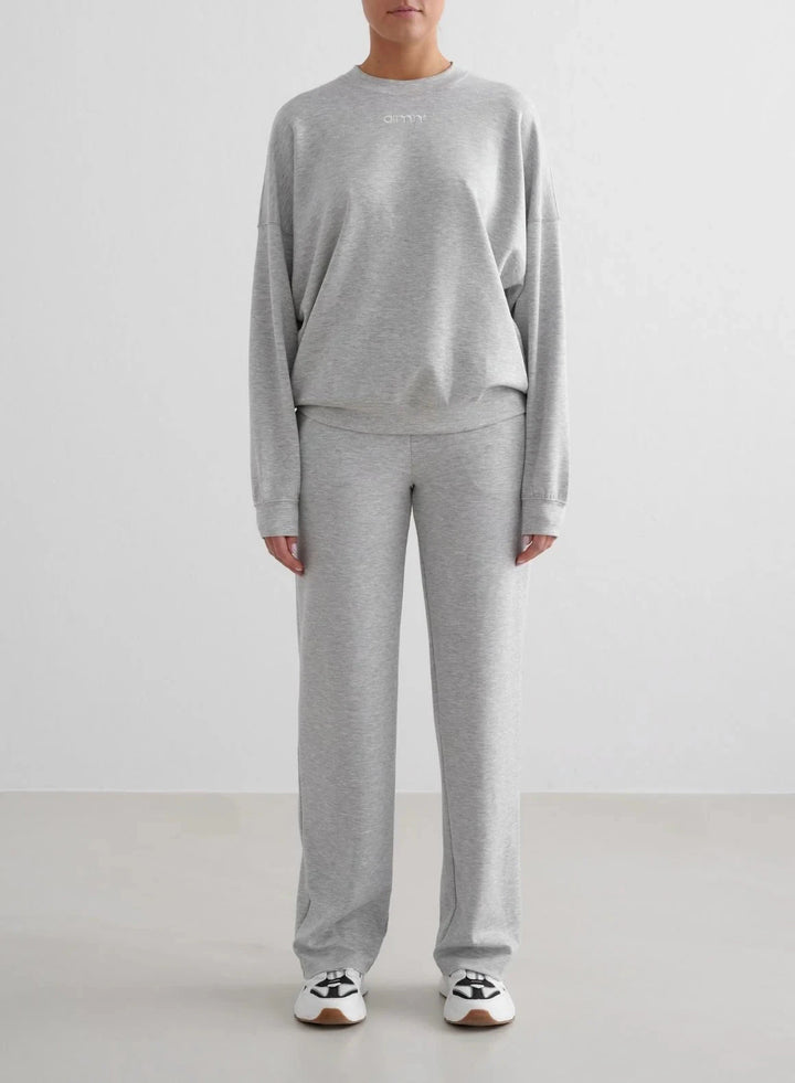 Comfy Modal Wide Pants Pants Aimn Light grey melange S