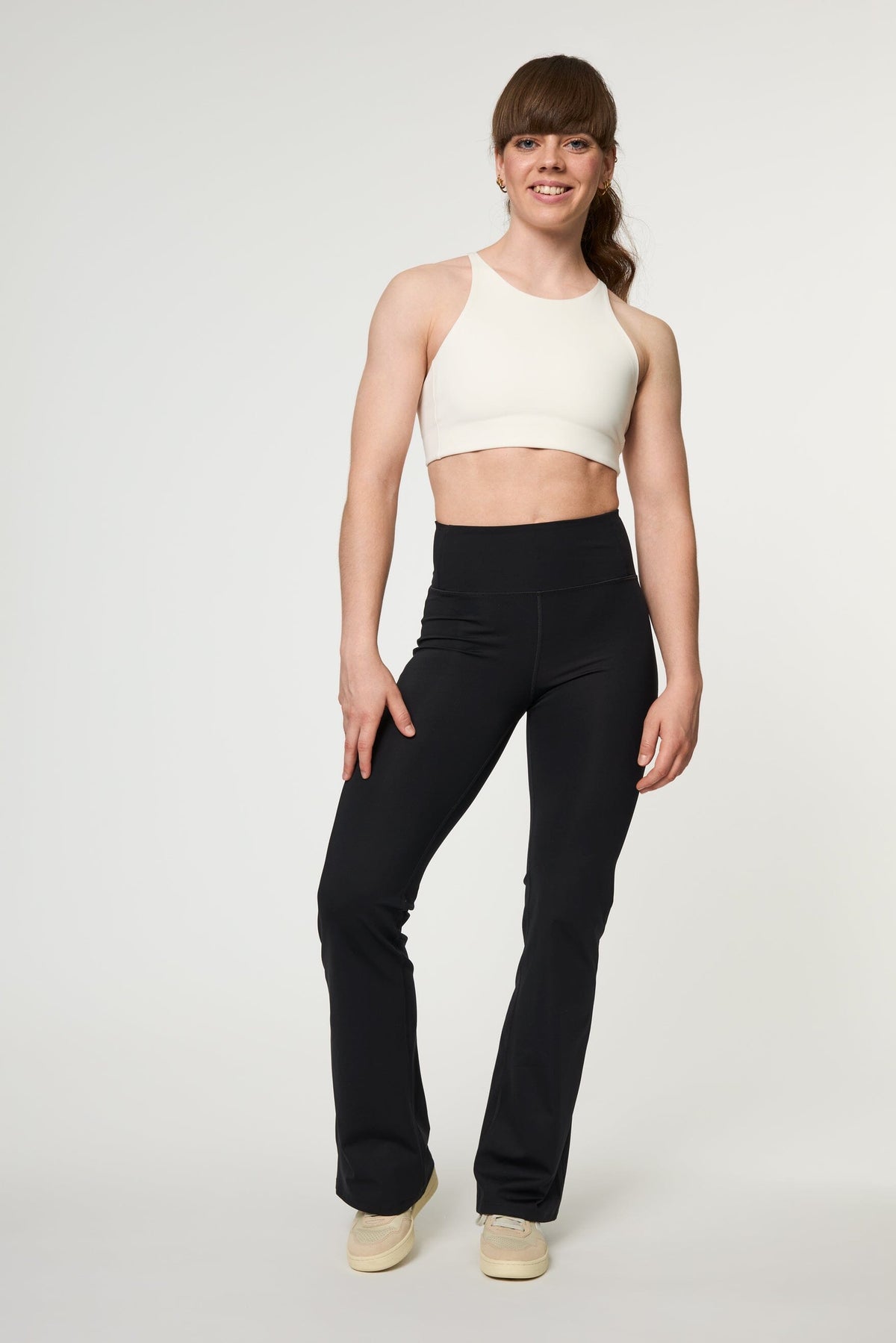 Compressive Flare Legging Pants Girlfriend Collective