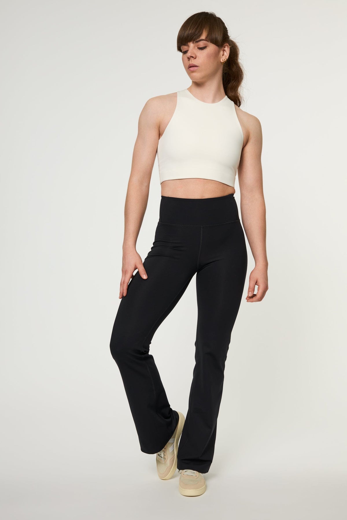Compressive Flare Legging Pants Girlfriend Collective