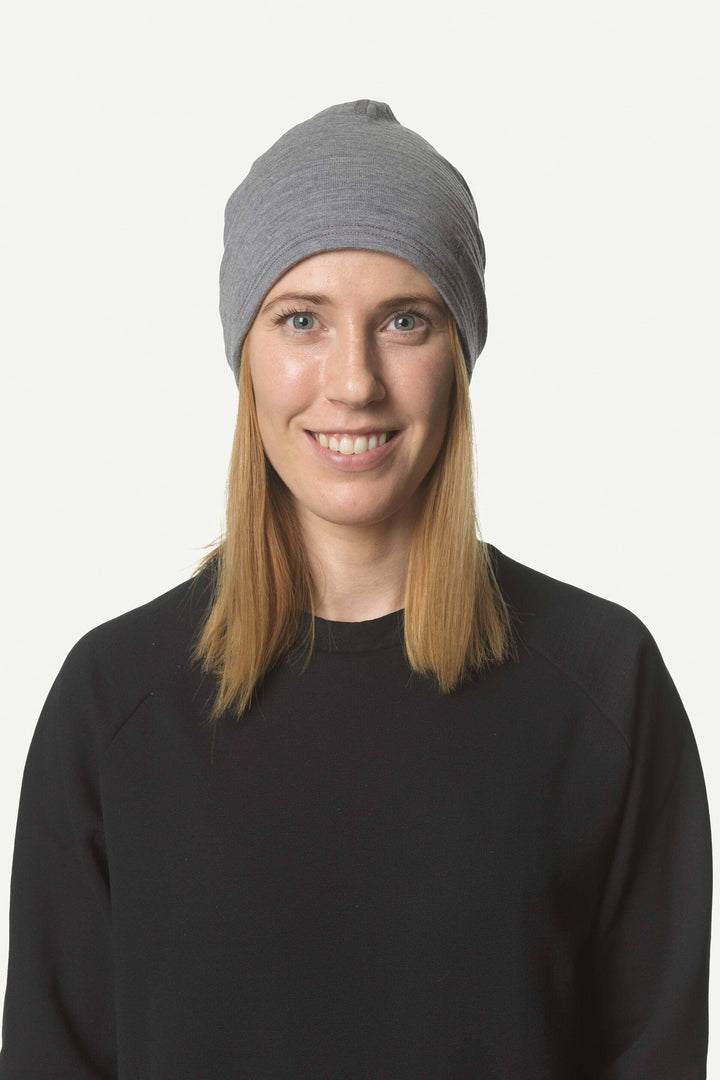 Desoli Thermal Hat - 100% Merino Wool Headwear Houdini Collage Grey S