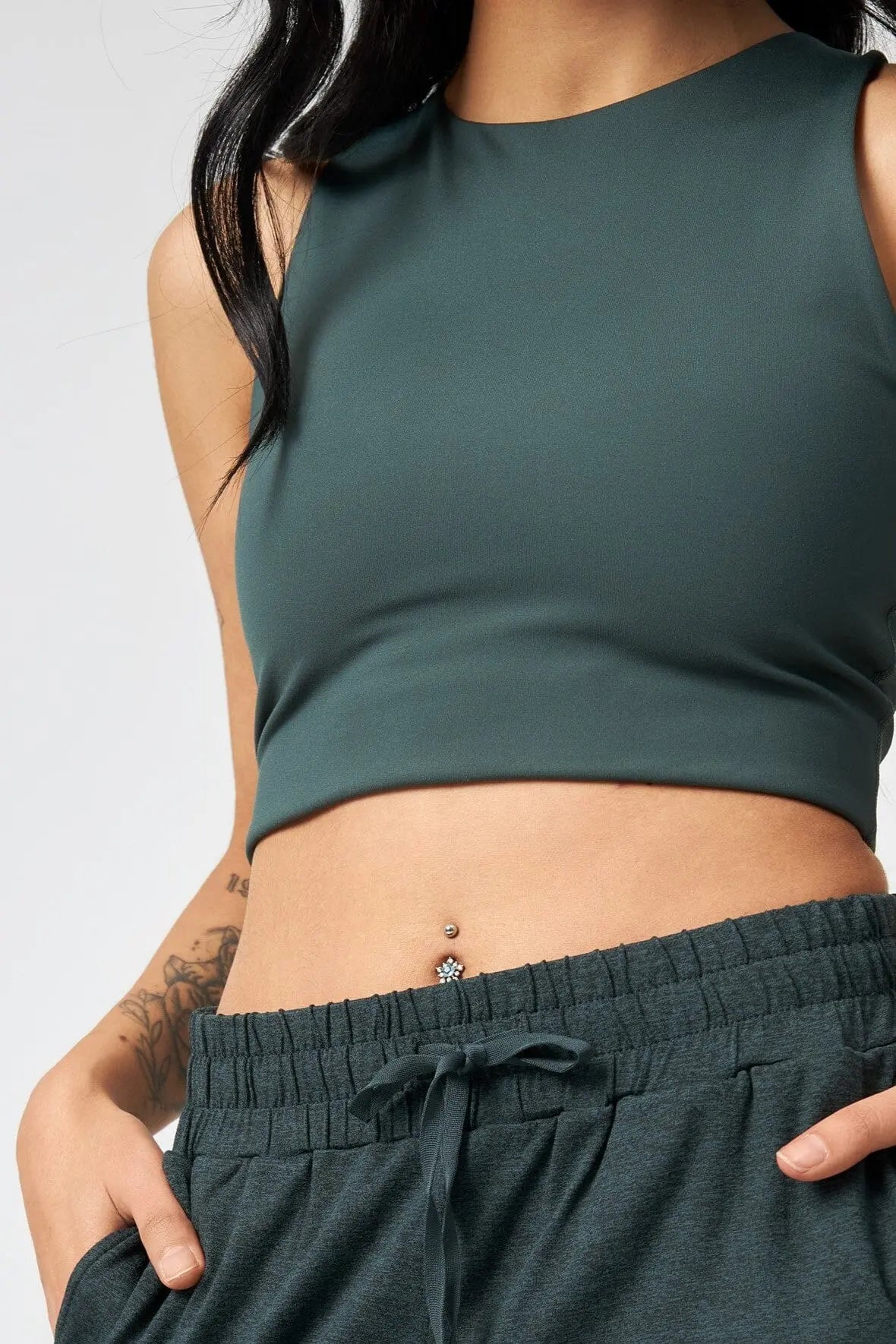 Dylan Crop Tank Bra - Made from Recycled Plastic Bottles Underwear Girlfriend Collective