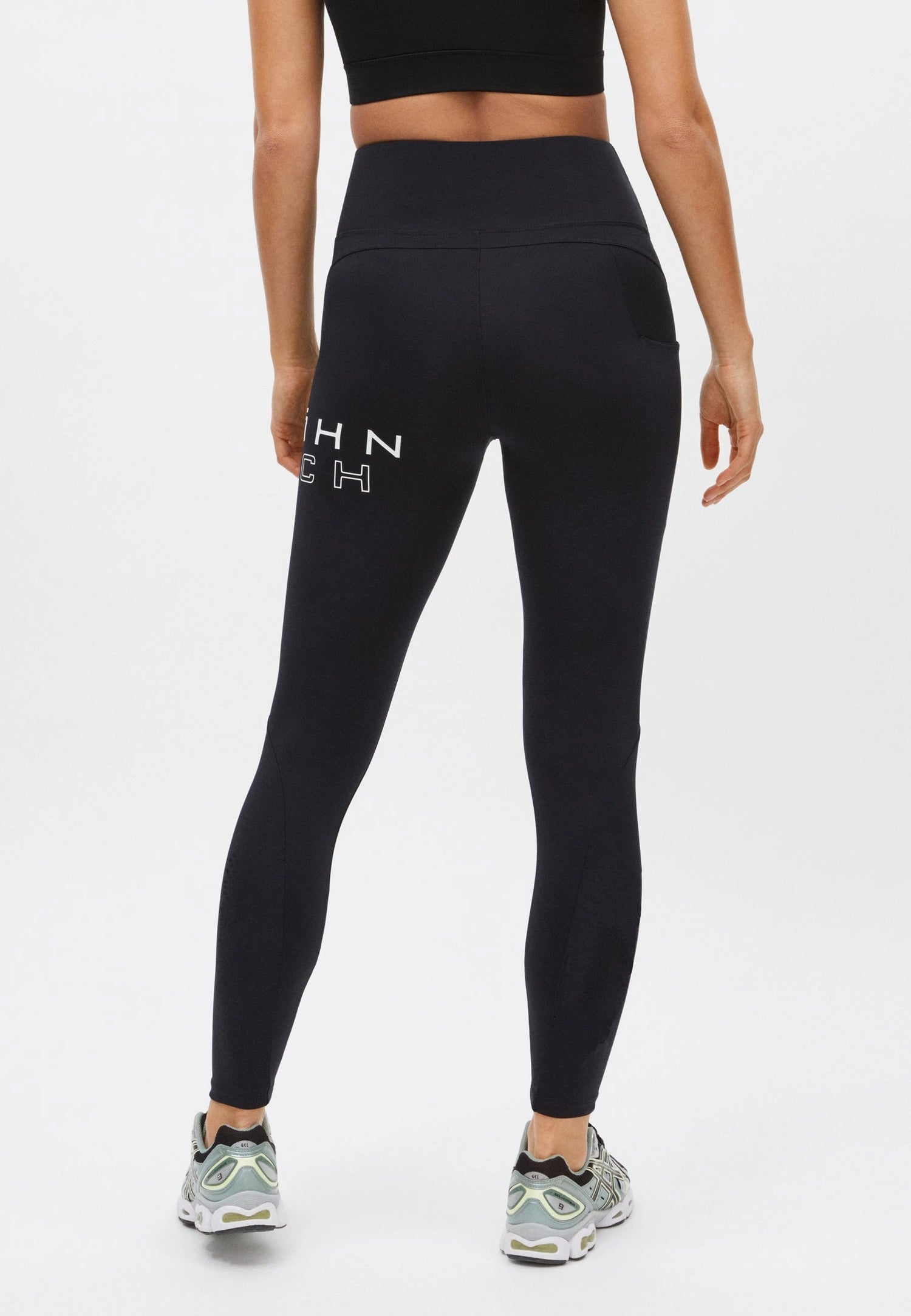 Röhnisch Endorphin Logo Tights - Recycled polyester Black Pants