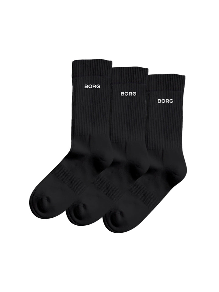 Essential Crew Socks 3-pack Socks Björn Borg Black 35-38