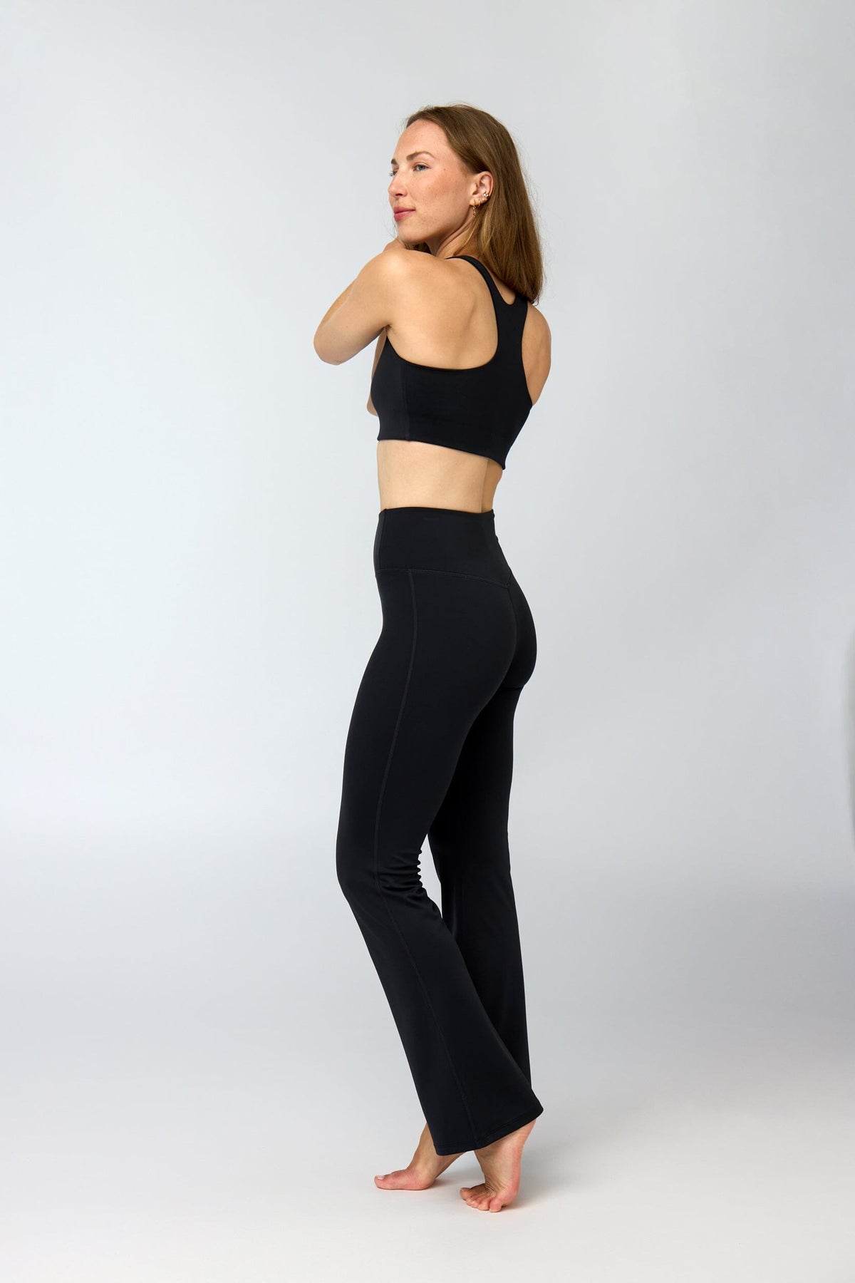 Float Groove Flare Leggings - Made from Recycled plastic bottles Pants Girlfriend Collective