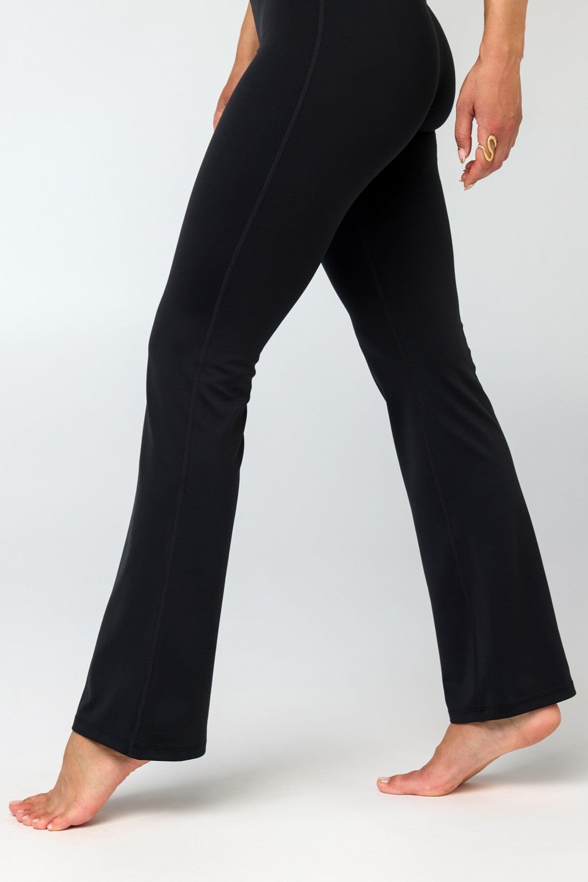 Float Groove Flare Leggings - Made from Recycled plastic bottles Pants Girlfriend Collective