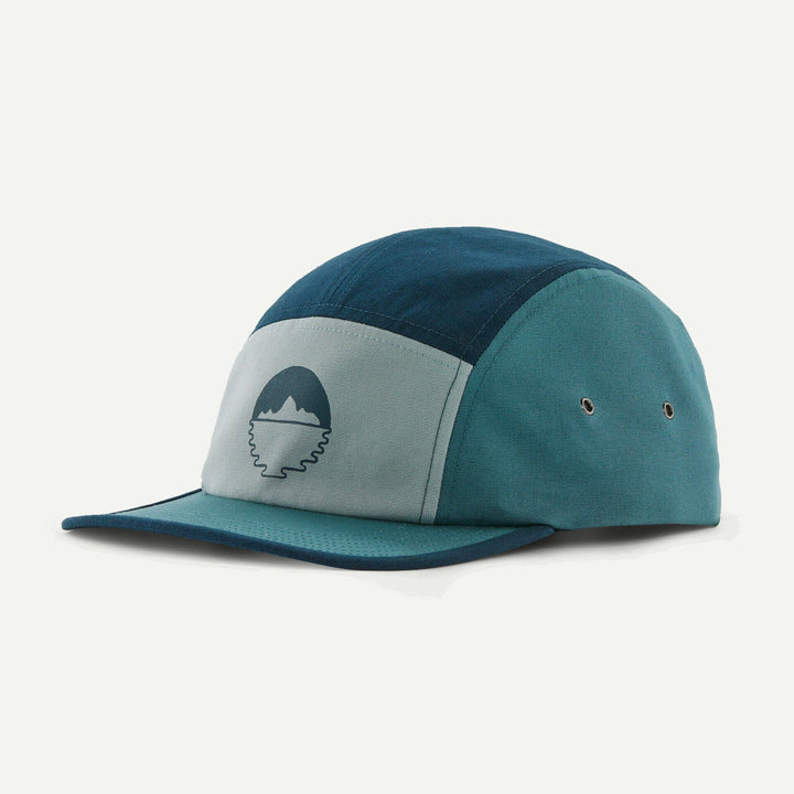 Graphic Maclure Hat - Organic Cotton & recycled polyester Headwear Patagonia Forgotten Island: Wetland Blue