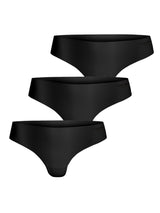 Invisible Thongs 3-pack Underwear Björn Borg Black XS