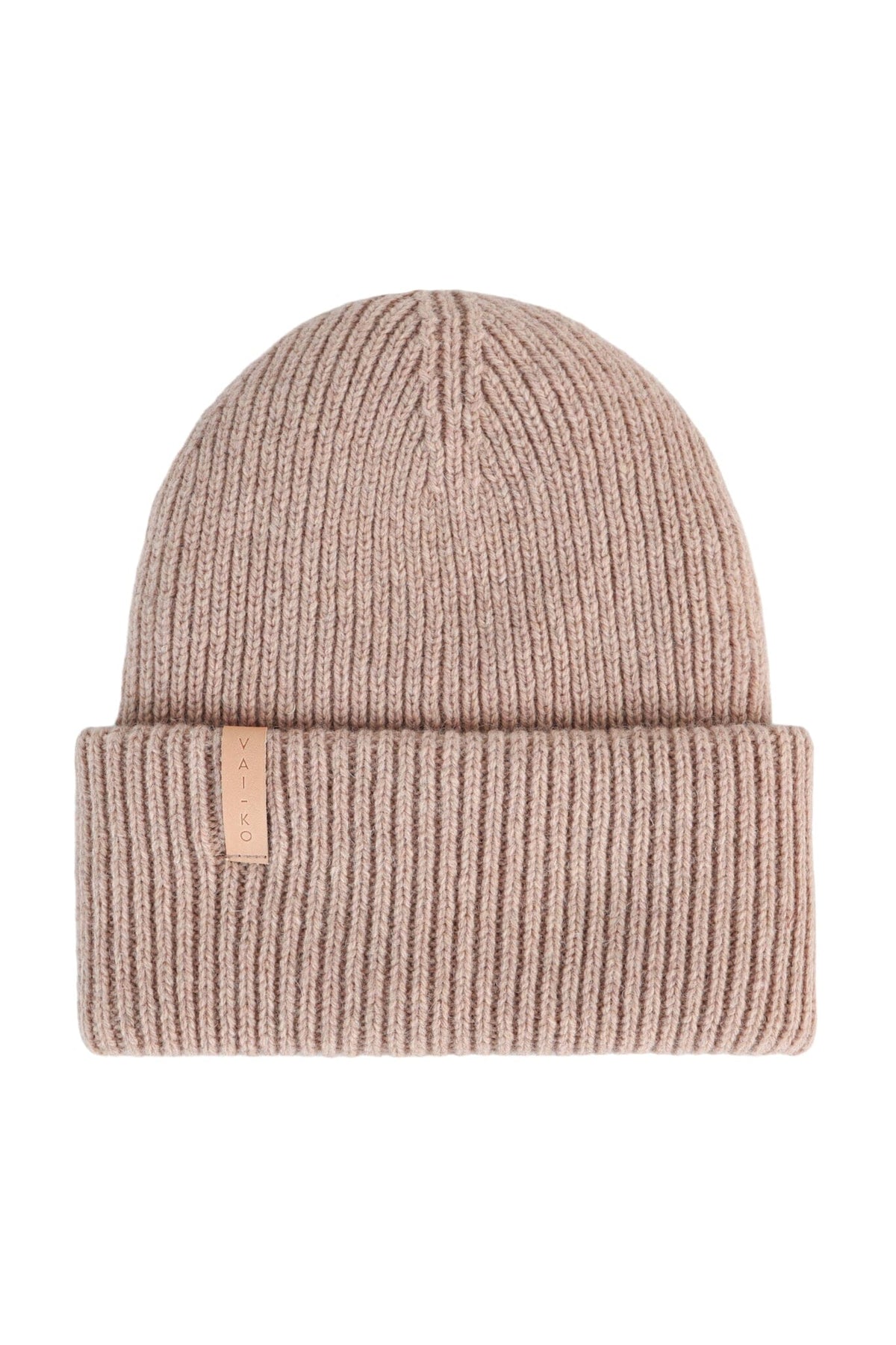 Kajo Beanie - Recycled Lamb's Wool & Recycled Polyamide Headwear VAI-KØ Beigemele