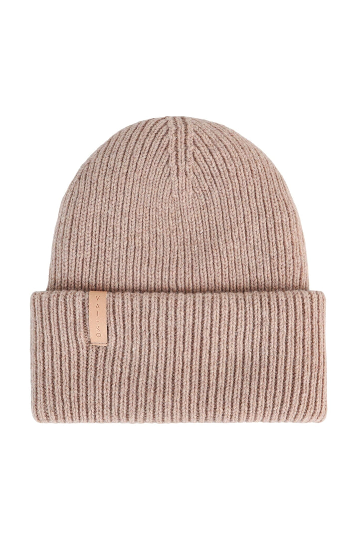 Kajo Beanie - Recycled Lamb's Wool & Recycled Polyamide Headwear VAI-KØ Beigemele